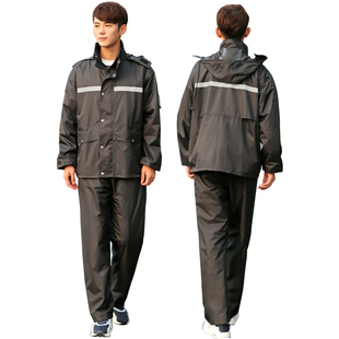 摩托车成人男女防暴雨反光雨衣套装